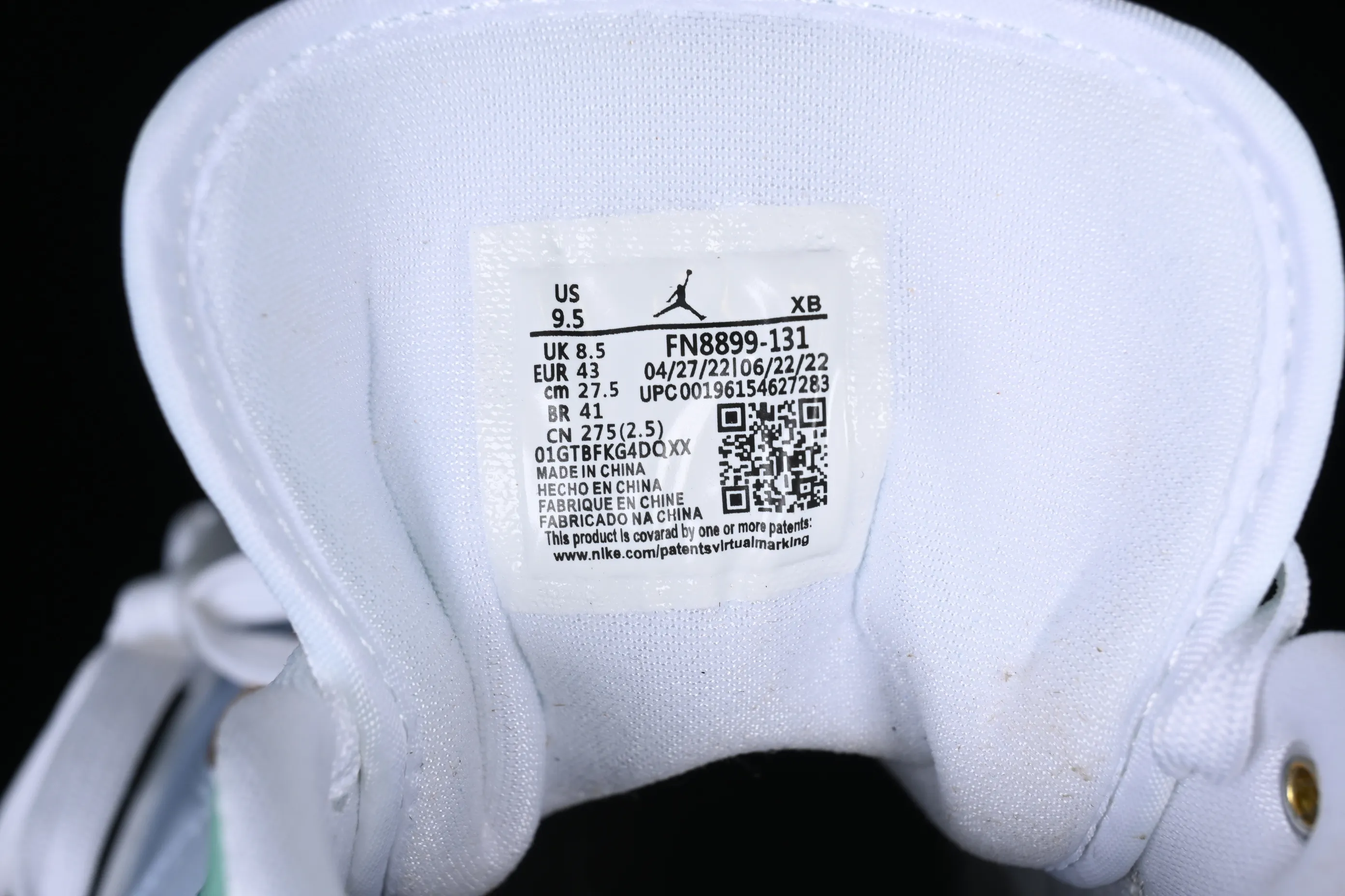 All categories Air Jordan Jordan series basketball shoes Air Jordan 1 Low Z version Air Jordan 1 Low AJ1 Joe 1 sea salt blue low-top cultural casual sneakers FN8899-131